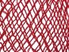 Авоська «Dream» из натурального хлопка с кожаными ручками, 15 л, красный, кожа, хлопок