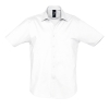 Рубашка мужская "Broadway", белый_S, 97% х/б, 3% п/э, 140г/м2, белый, 97% хлопок, 3% полиэстер, 140 г/м2