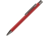 Ручка металлическая шариковая «Straight Gum» soft-touch с зеркальной гравировкой, красный, soft touch