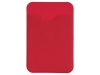 Картхолдер с креплением на телефон «Favor», красный, кожзам