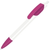TRIS, ручка шариковая, белый корпус/розовый, пластик, розовый, белый, пластик