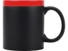Кружка с покрытием для рисования мелом «Да Винчи», черный, красный, керамика