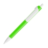 FORTE NEON, ручка шариковая, неоновый зеленый/белый, пластик, зеленый, белый, пластик