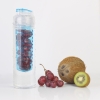 Бутылка для воды "Fruits" 700 мл с емкостью для фруктов, синий, пластик