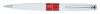 Ручка шариковая Pierre Cardin LIBRA, цвет - белый и красный. Упаковка В, белый, латунь, нержавеющая сталь