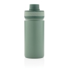 Спортивная вакуумная бутылка из нержавеющей стали, 550 мл, зеленый, нержавеющая сталь; силикон