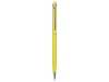 Ручка-стилус металлическая шариковая «Jucy Soft» soft-touch, желтый, soft touch