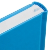 Ежедневник Favor Metal, недатированный, голубой, голубой, искусственная кожа; покрытие софт-тач; металл
