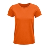 Футболка женская "CRUSADER WOMEN", оранжевый, S, 100% органический хлопок, 150 г/м2, оранжевый, 100% хлопок, 150 г/м2