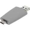 Флешка Pebble Universal, USB 3.0, серая, 64 Гб, серый, пластик, имитация камня
