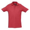 Рубашка поло мужская SPRING II, красный, 3XL, 100% хлопок, 210/м2, красный, гребенной хлопок 100%, плотность 210 г/м2, пике