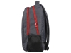 Рюкзак «Metropolitan» с черной подкладкой, красный, серый, полиэстер