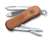 Нож-брелок VICTORINOX Evowood 81, 65 мм, 5 функций, деревянная рукоять, ореховое дерево