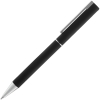 Ручка шариковая Blade Soft Touch, черная, черный, металл; покрытие софт-тач