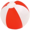 Надувной пляжный мяч Cruise, красный с белым, белый, красный, пвх