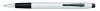 Ручка-роллер Selectip Cross Classic Century Brushed Chrome, серебристый, латунь