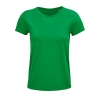Футболка женская "CRUSADER WOMEN", ярко-зеленый, S, 100% органический хлопок, 150 г/м2, зеленый, 100% хлопок, 150 г/м2