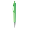 Ручка шариковая, прозрачно-зеленый, пластик