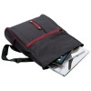 Сумка для ноутбука 2 в 1 twoFold, серая с бордовым, серый, бордовый, полиэстер