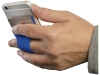Картхолдер для телефона с держателем «Trighold», синий, силикон