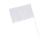 Флаг CELEB с небольшим флагштоком, белый, полиэстер