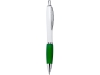 Ручка пластиковая шариковая с антибактериальным покрытием CARREL, зеленый, пластик