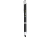 Ручка-стилус металлическая шариковая «Moneta» с анодированным покрытием, черный, алюминий