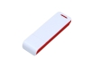 USB 2.0- флешка на 16 Гб с оригинальным двухцветным корпусом, белый, красный, пластик