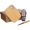 Набор Sharpwood Spice, бамбук; коробка - микрогофрокартон, доска - бамбук; мельница - нержавеющая сталь; нож - керамика