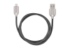 Кабель USB-A - USB-C «DIGITAL CB-05», QC/PD, 1 м, серый, металл