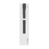 Ручка с флеш-картой USB 16GB «TURNUSsoftgrip M», черный, пластик/soft grip/металл