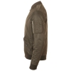Куртка бомбер унисекс Rebel, коричневая, коричневый, нейлон 100%; подкладка, утеплитель - полиэстер 100%, плотность 60 г/м²