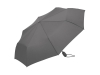 Зонт складной «Fare» автомат, серый, полиэстер, soft touch