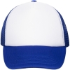Бейсболка Sunbreaker, ярко-синяя с белым, белый, полиэстер 100%, плотность 160 г/м²