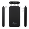 Внешний аккумулятор Bplanner Power 2 ST, софт-тач, 10000 mAh (Черный), черный, пластик, soft touch