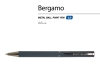 Ручка металлическая шариковая «Bergamo», синий, металл, silk-touch