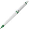 Ручка шариковая Raja, зеленая, зеленый, пластик; металл