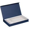 Коробка Horizon Magnet с ложементом под ежедневник, флешку и ручку, темно-синяя, синий, картон