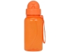 Бутылка для воды со складной соломинкой «Kidz», оранжевый, пластик