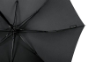 Зонт-трость Alessio, черный, черный, пластик