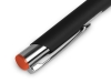 Ручка металлическая шариковая «Legend Mirror Gum» soft-touch, черный, оранжевый, soft touch