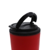 Термостакан Basic с ручкой, цвет красный, красный, пластик
