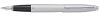 Перьевая ручка Cross Calais Satin Chrome, серый, латунь, нержавеющая сталь