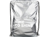 Рюкзак-мешок «Be Inspired» блестящий, серебристый, полиэстер