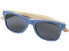 Солнцезащитные очки «Sun Ray» с бамбуковой оправой, синий, пластик, бамбук