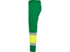 Брюки «Soan» со светоотражающими полосами, мужские, зеленый, желтый, полиэстер, твил, хлопок