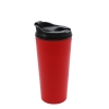 Термостакан Basic с клапаном, цвет красный, красный, пластик