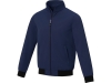 Легкая куртка-бомбер «Keefe» унисекс, синий, полиэстер
