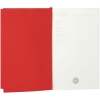Ежедневник Flat Mini, недатированный, красный, красный, soft touch