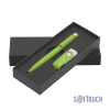 Набор ручка + флеш-карта 8 Гб в футляре, покрытие soft touch, зеленый, металл/soft touch